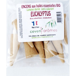 Sachets de 10 cônes d'encens aux huiles essentielles BIO