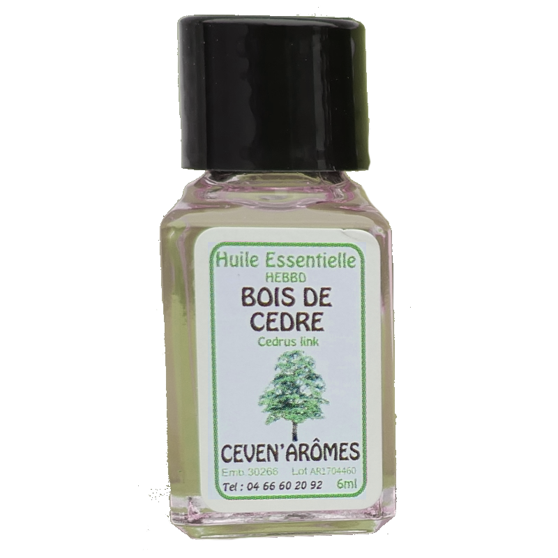 Bois de cèdre Huile Essentielle 100 % pure et naturelle