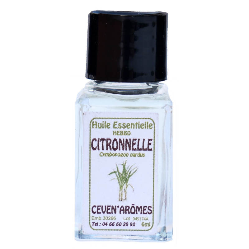 Citronnelle Huile Essentielle 100 % pure et naturelle