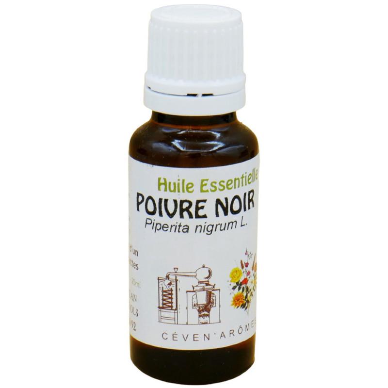 Poivre Noir Huile Essentielle 100 % pure et naturelle