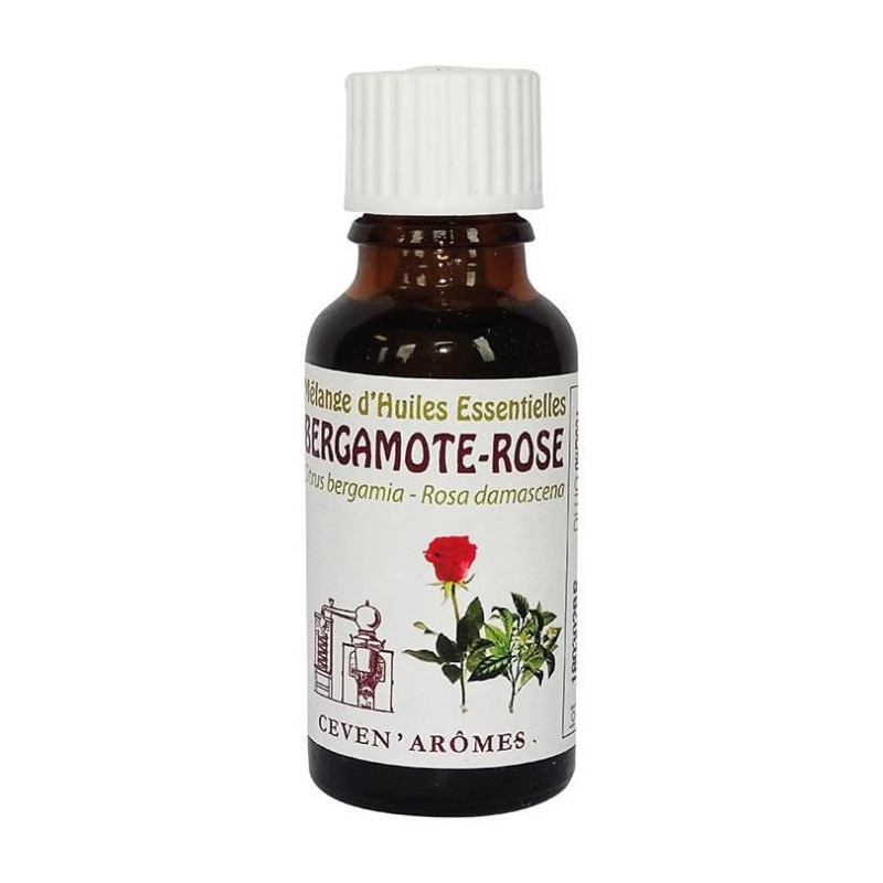Aceite esencial de bergamota y rosa