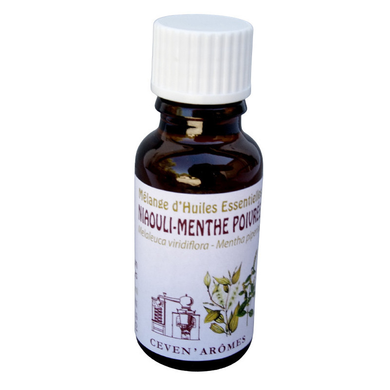 Aceite esencial de niaouli y menta