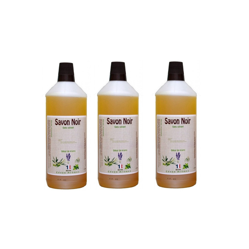 Schwarze Seife - 3er-Set