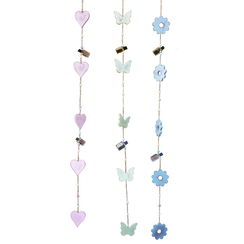 Guirnaldas difusoras Flores azul pastel