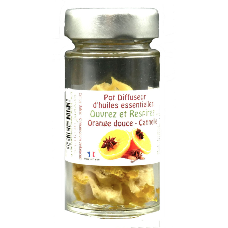 Olla de bizcocho de naranja y canela