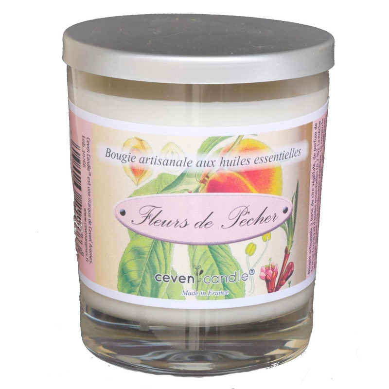 Fleur de Pêcher Bougie Artisanale