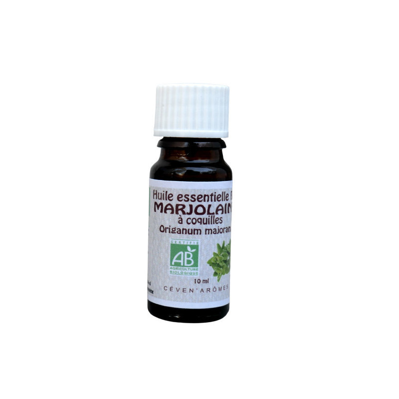 Aceite esencial de mejorana con conchas ORGÁNICO