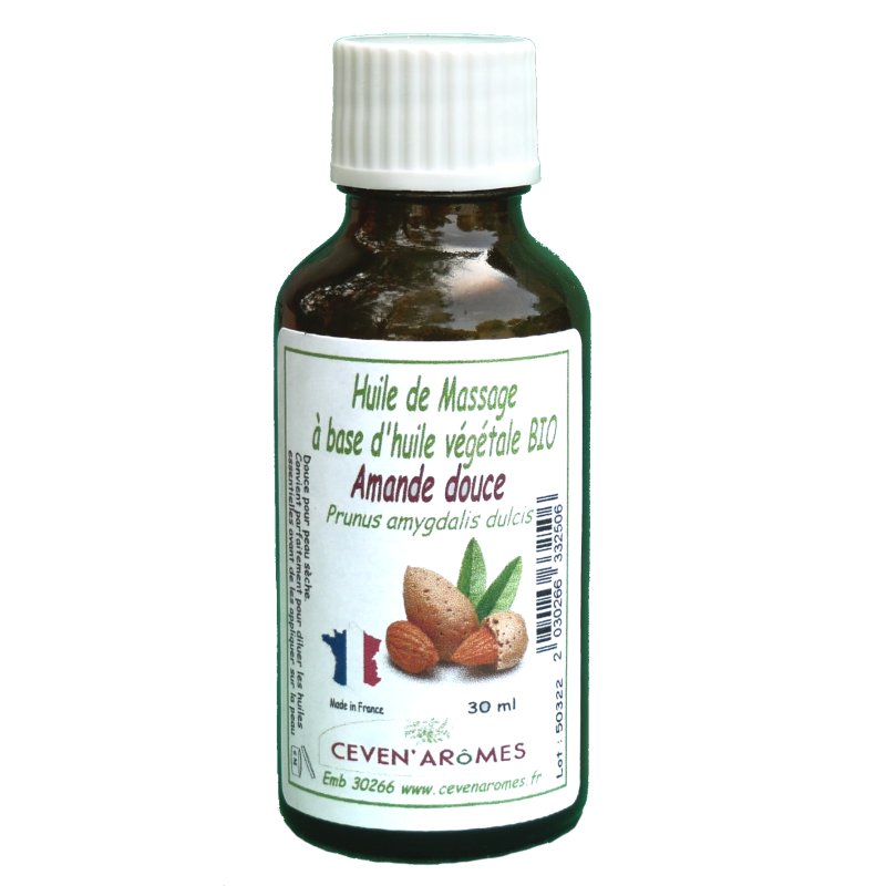 Huile d'amande douce  BIO 30 ml