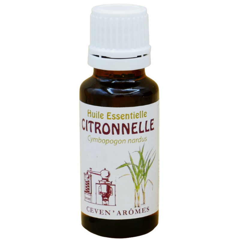 Citronnelle Huile Essentielle 100 % pure et naturelle