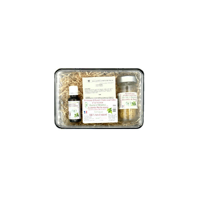Caja bote esponja - Eucalipto-Menta