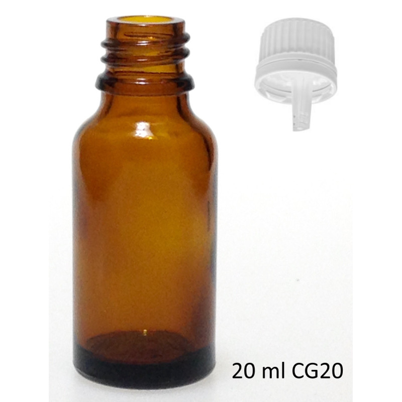 Frasco vacío 20 ml con gotero