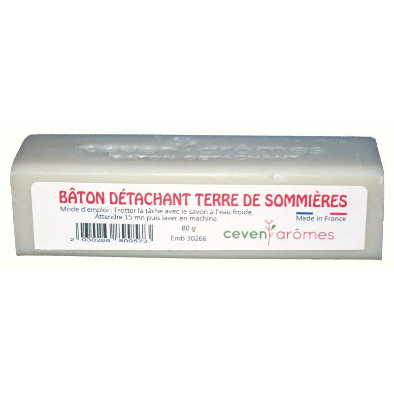Sommières quitamanchas de tierra en barra