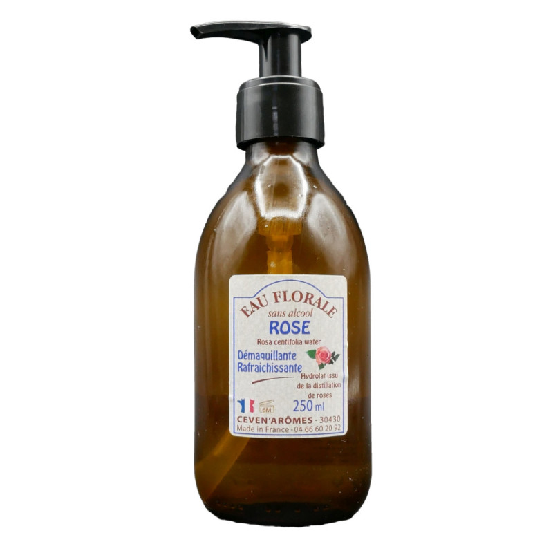 Hydrolat de Rose  avec pompe 250 ml