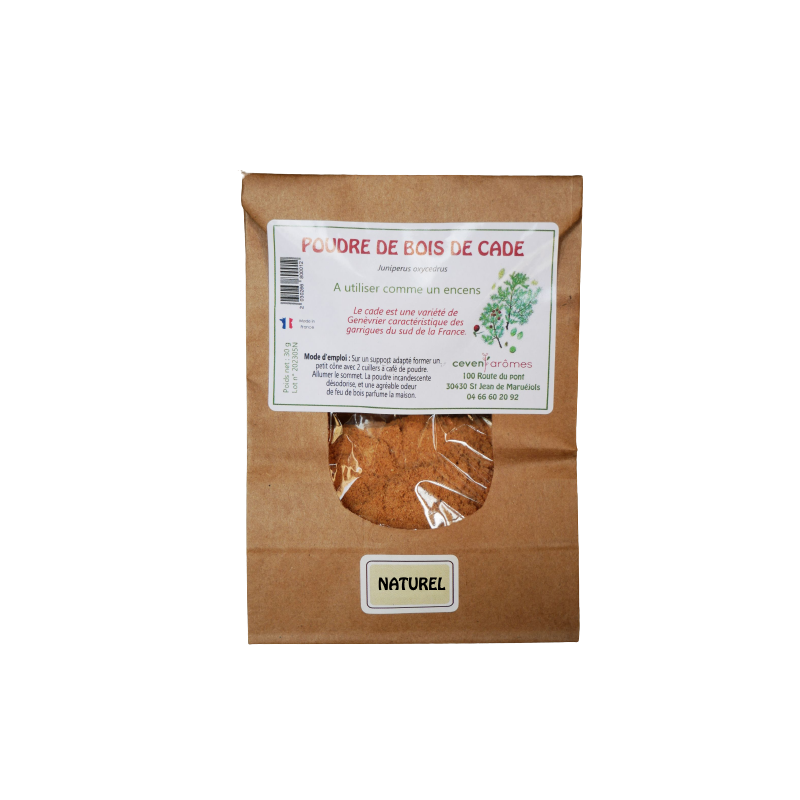 Polvere naturale di Cade - bustina da 30g