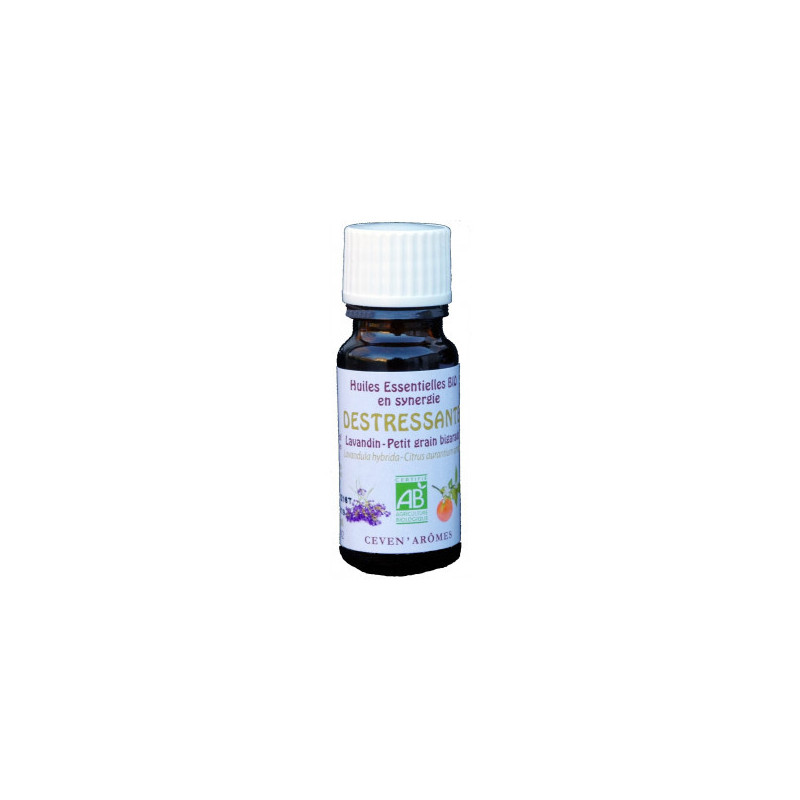 Synergy HE ORGANIC De-Stress (Lavandin-Petit Grain Bigarade) 10 ml