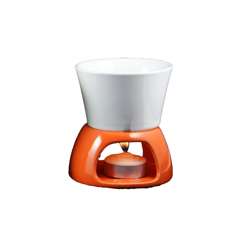 Bruciatore di incenso bicolore arancione